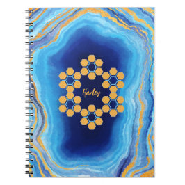 カスタム抽象芸術幾何学的カラフル写真ノート ノートブック