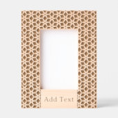 カスタム抽象芸術彫刻木枠 レーザー彫刻フレーム (正面)