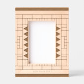 カスタム抽象芸術彫刻木枠 レーザー彫刻フレーム (正面)