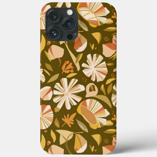 カスタム抽象芸術日本の春の花パターン Case-Mate iPhoneケース (裏面)