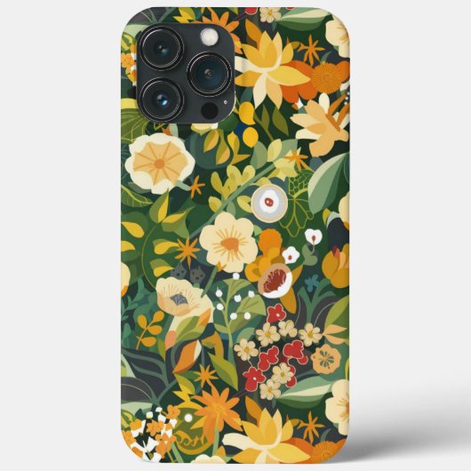 カスタム抽象芸術日本の春の花パターン Case-Mate iPhoneケース (裏面)