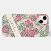 カスタム抽象芸術日本の春の花パターン Case-Mate iPhoneケース (裏面 (横))