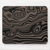カスタム抽象芸術波付きマウスの色 マウスパッド (正面)