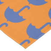 カスタム抽象芸術青傘のパターン テーブルクロス (アングル)