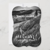 カスタム招待パーティー イースターエッグハント ブランチ 招待状 (正面)