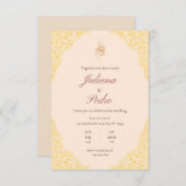 カスタム招待状お知らせ結婚のカード 招待状 (正面/裏面)