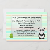 カスタム招待状かベビーか子供か…… 招待状 (裏面)