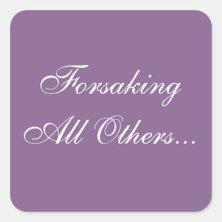 カスタム招待状フランスの薄紫結婚のVowsエンベロープ スクエアシール