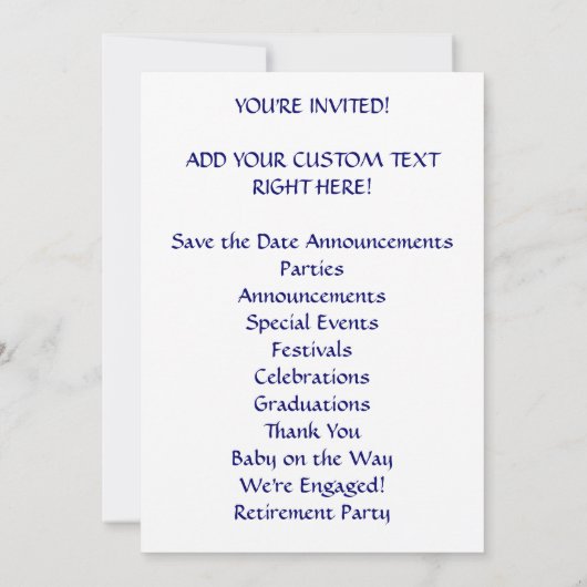 カスタム招待状招待されました!ピンクの花 招待状 (裏面)