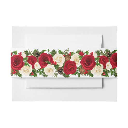 カスタム招待状用帯 招待状ベリーバンド (正面例)