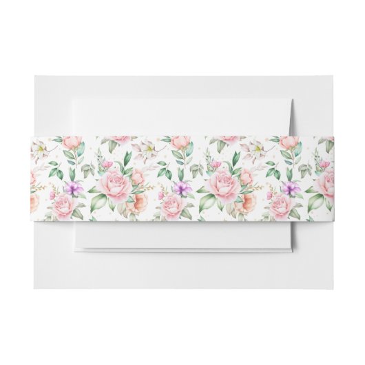 カスタム招待状用帯 招待状ベリーバンド (正面例)