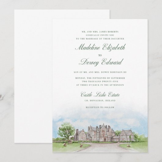 カスタム招待状 招待状 (正面/裏面)