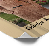 カスタム拡大プリント |ゴールデン・グロー ポスター (角)