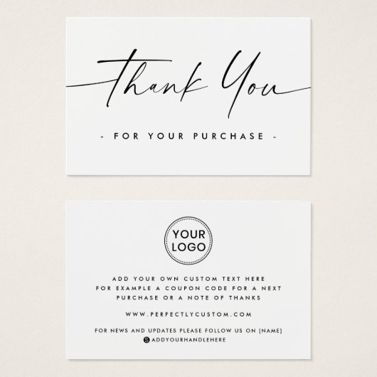 カスタム挿入するロ感謝していゴの手書きスクリプト (正面&裏面)