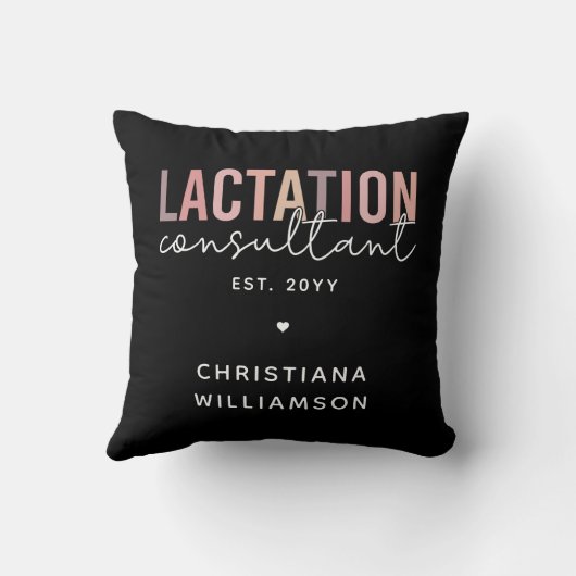 カスタム授乳コンサルタントのスペシャリストIBCLC クッション (裏面)