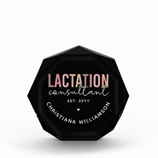 カスタム授乳コンサルタントのスペシャリストIBCLC フォトブロック (正面)