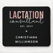 カスタム授乳コンサルタントのスペシャリストIBCLC マウスパッド (正面)