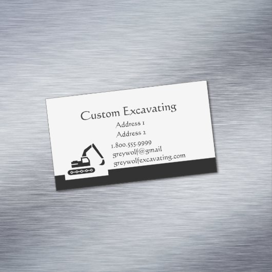 カスタム掘カスタム掘名刺 マグネット名刺 (インサイチュ)