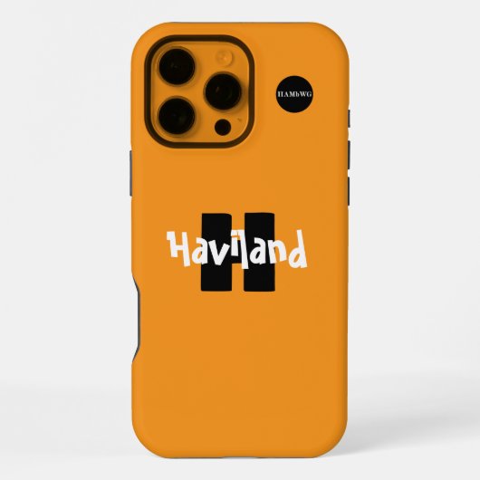 カスタム携帯ケース HAMbWG iPhoneケース (裏面)