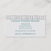 カスタム携帯トイレレンタル 名刺 (正面)