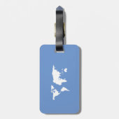 カスタム放浪者マップラゲージタグ ラゲッジタグ (裏面縦)