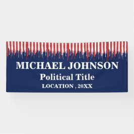 カスタム政治キャンペーン 横断幕