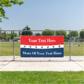 カスタム政治キャンペーン 横断幕 (インサイチュ)