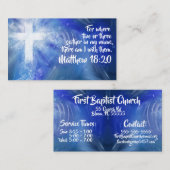 カスタム教会の名刺 名刺 (正面/裏面)