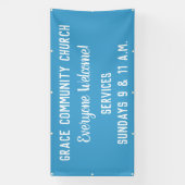 カスタム教会の旗 横断幕 (縦)