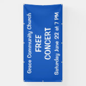 カスタム教会コンサートバナー 横断幕 (縦)