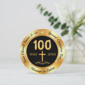 カスタム教会100周年記念招待状 シーズンカード (スタンド正面)