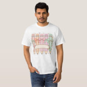 カスタム教師名PNGサブリメーション Tシャツ (正面フル)