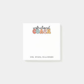 カスタム教育コーチ教育コーチレトロ ポストイット (正面)