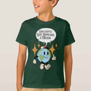 カスタム教育日Tees祝学: Tシャツ