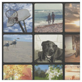 カスタム数々の写真コラージュ ファブリック (クローズアップ)