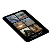 カスタム数々の写真コラージュ マグネット (右側)