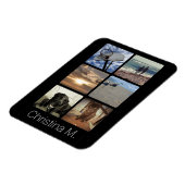 カスタム数々の写真コラージュ マグネット (左側)