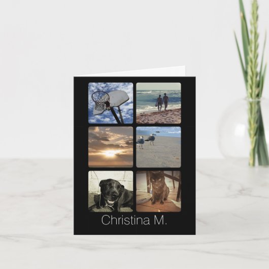 カスタム数々の写真 カード (正面)