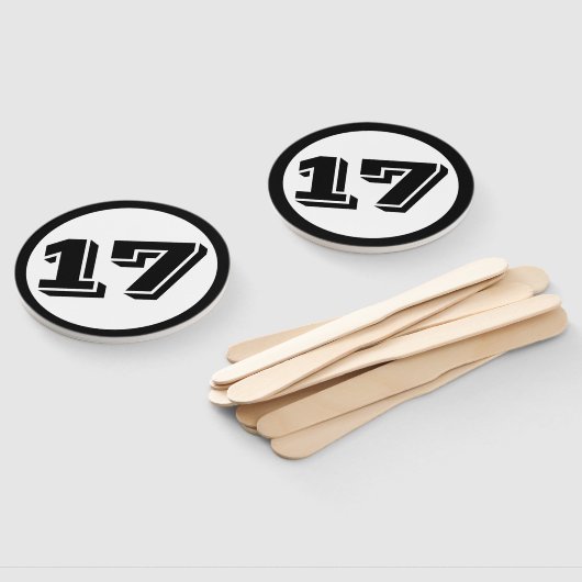 カスタム数 ハンドファン (組立なし)