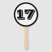 カスタム数 ハンドファン (裏面)