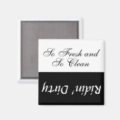 カスタム文字そう新鮮で、クリーン/ダーティ食洗機 マグネット (正面/裏面)