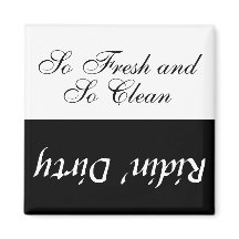 カスタム文字そう新鮮で、クリーン/ダーティ食洗機