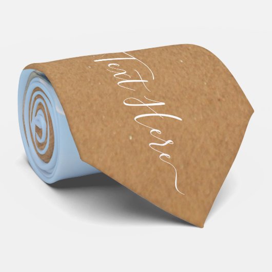 カスタム文字とお気に入りのあなたの写真のネックタイ ネクタイ (ロール)