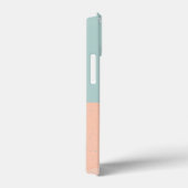 カスタム文字とイメージサマーカラー青ピンクかわいい Case-Mate iPhoneケース (裏面 / 右)