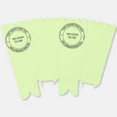 カスタム文字とカラーズビジネスポップコーンボックス フェイバーボックス (見開き)