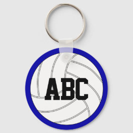 カスタム文字とカラーバレーボールキーチェーン キーホルダー