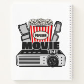 カスタム文字とカラームービー時間 ノートブック (裏面)