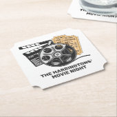 カスタム文字とカラームービー ペーパーコースター (アングル)