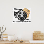 カスタム文字とカラームービー ポスター (キッチン)