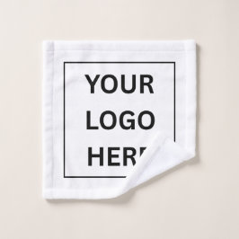 カスタム文字とロゴ | ミニマリストブランドデザイン ウォッシュタオル